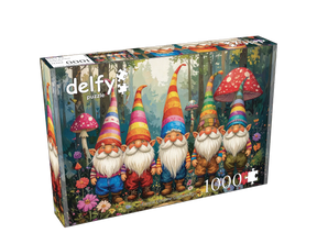 Forest Gnome Gathering 1000 Piece Jigsaw Puzzle | Delfy Puzzles - Jigsaw Puzzles - The Puzzle Center