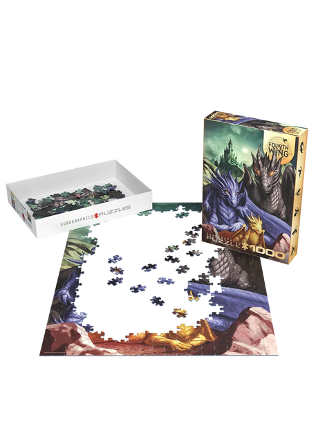 Fourth Wing Tairn, Sgaeyl & Andarna 1000 Piece Jigsaw Puzzle | Eurographics - Jigsaw Puzzles - The Puzzle Center
