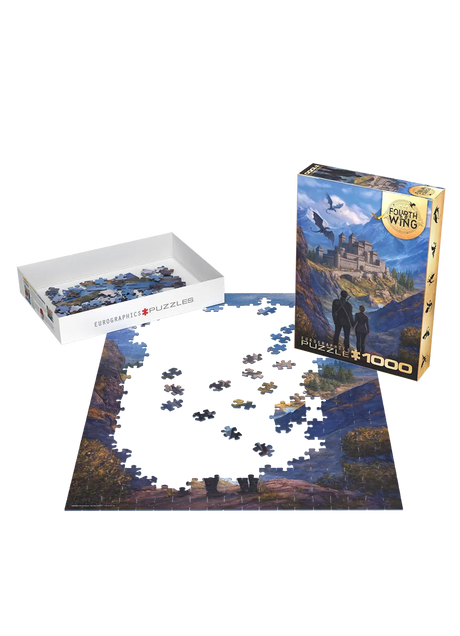 Fourth Wing - Violet & Xaden 1000 Piece Jigsaw Puzzle | Eurographics - Jigsaw Puzzles - The Puzzle Center