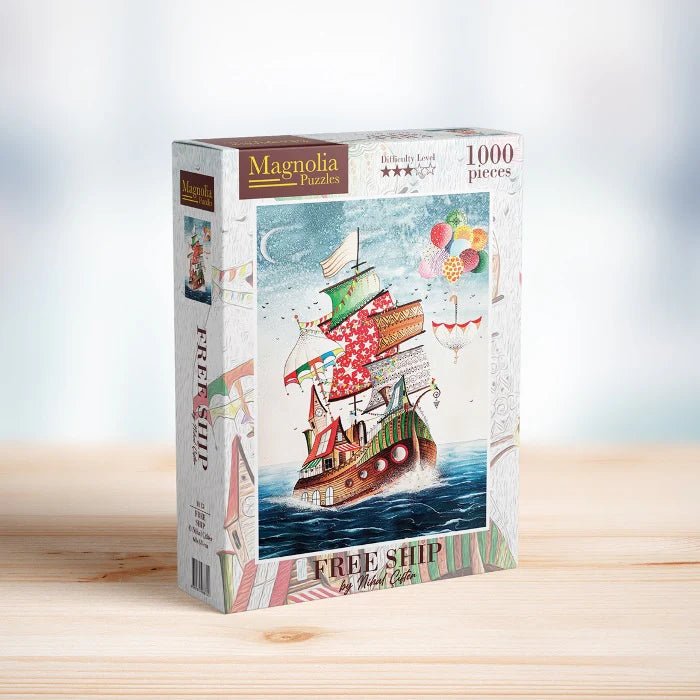 Free Ship 1000 Piece Jigsaw Puzzle | Magnolia Puzzles - Magnolia - Jigsaw Puzzles - The Puzzle Center