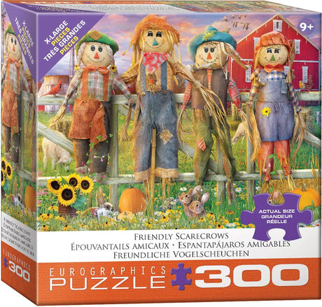 Friendly Scarecrows 300 Piece Jigsaw Puzzle | Eurographics - Jigsaw Puzzles - The Puzzle Center