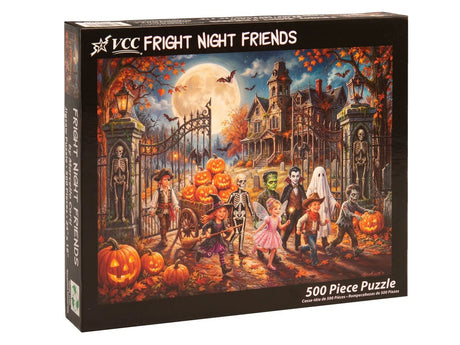 Fright Night Friends 500 Piece Jigsaw Puzzle | Vermont Christmas Co - Jigsaw Puzzles - The Puzzle Center