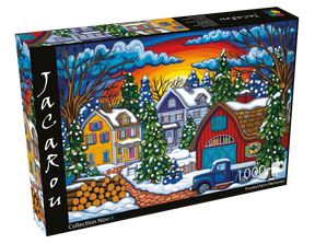 Frosted Farm Memories 1000 Piece Jigsaw Puzzle | JaCaRou - Jigsaw Puzzles - The Puzzle Center