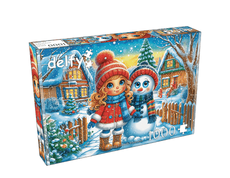 Frosty Friends Forever 1000 Piece Jigsaw Puzzle | Delfy Puzzles - Jigsaw Puzzles - The Puzzle Center