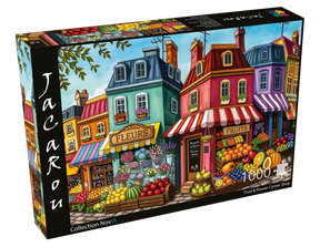 Fruit & Flower Corner Shop 1000 Piece Jigsaw Puzzle | JaCaRou - Jigsaw Puzzles - The Puzzle Center