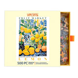 Fruit Market Lemons 500 Piece Jigsaw Puzzle | WerkShoppe - Jigsaw Puzzles - The Puzzle Center