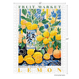 Fruit Market Lemons 500 Piece Jigsaw Puzzle | WerkShoppe - Jigsaw Puzzles - The Puzzle Center