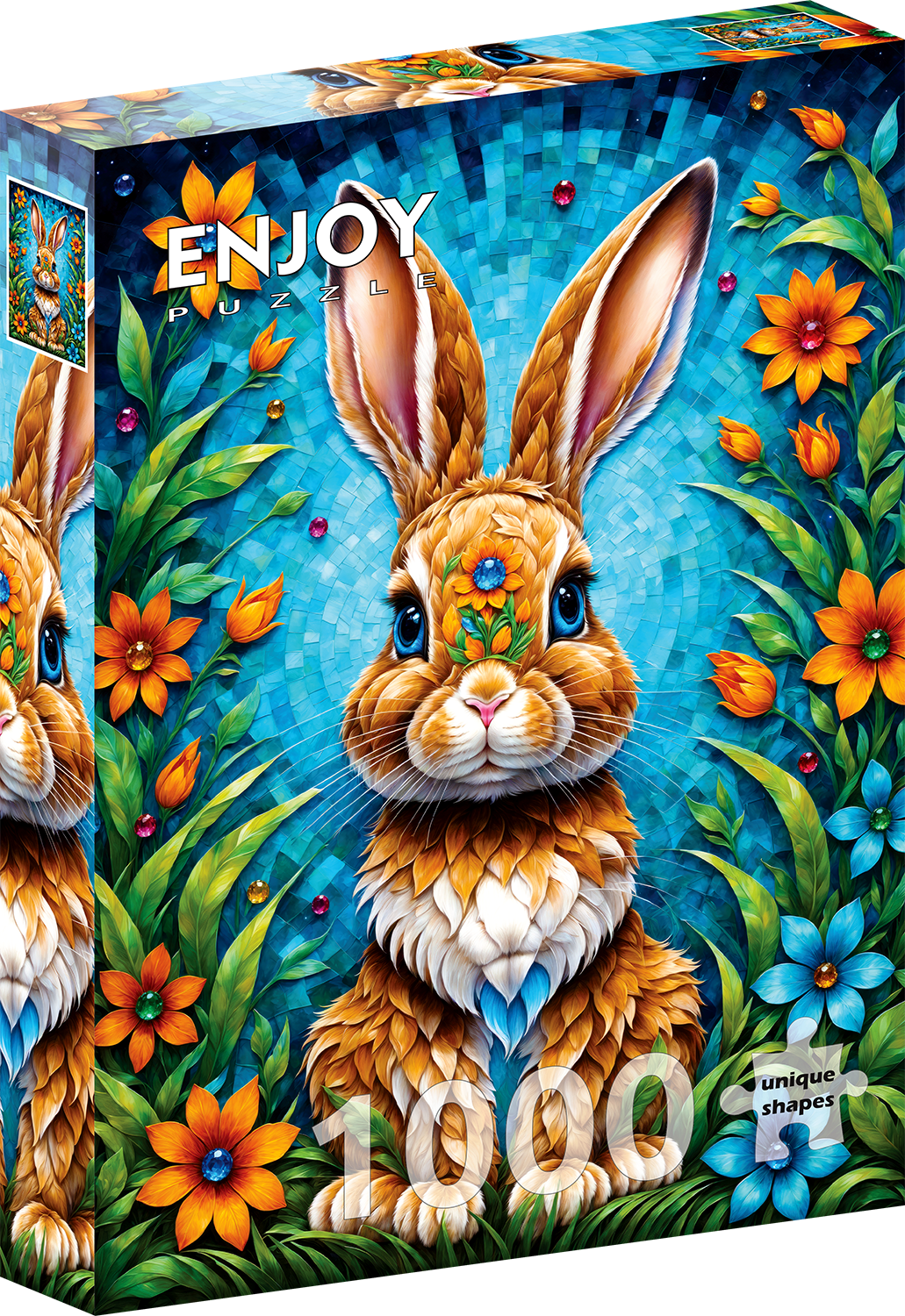 Garden Bunny 1000 Piece Jigsaw Puzzle | Enjoy Puzzles - Jigsaw Puzzles - The Puzzle Center