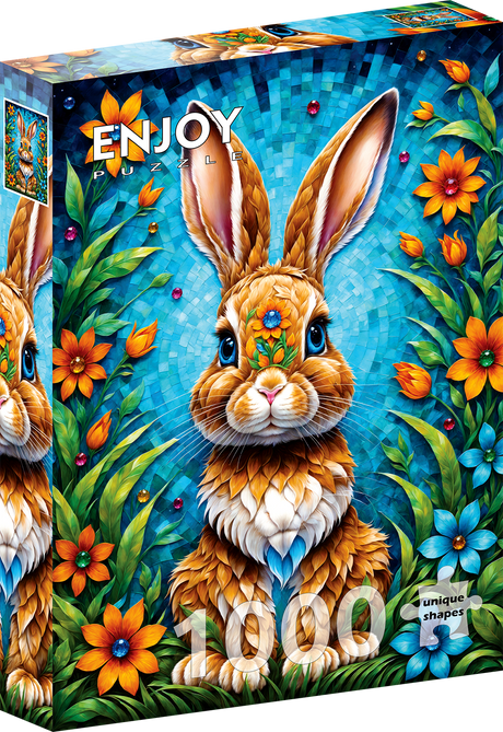 Garden Bunny 1000 Piece Jigsaw Puzzle | Enjoy Puzzles - Jigsaw Puzzles - The Puzzle Center
