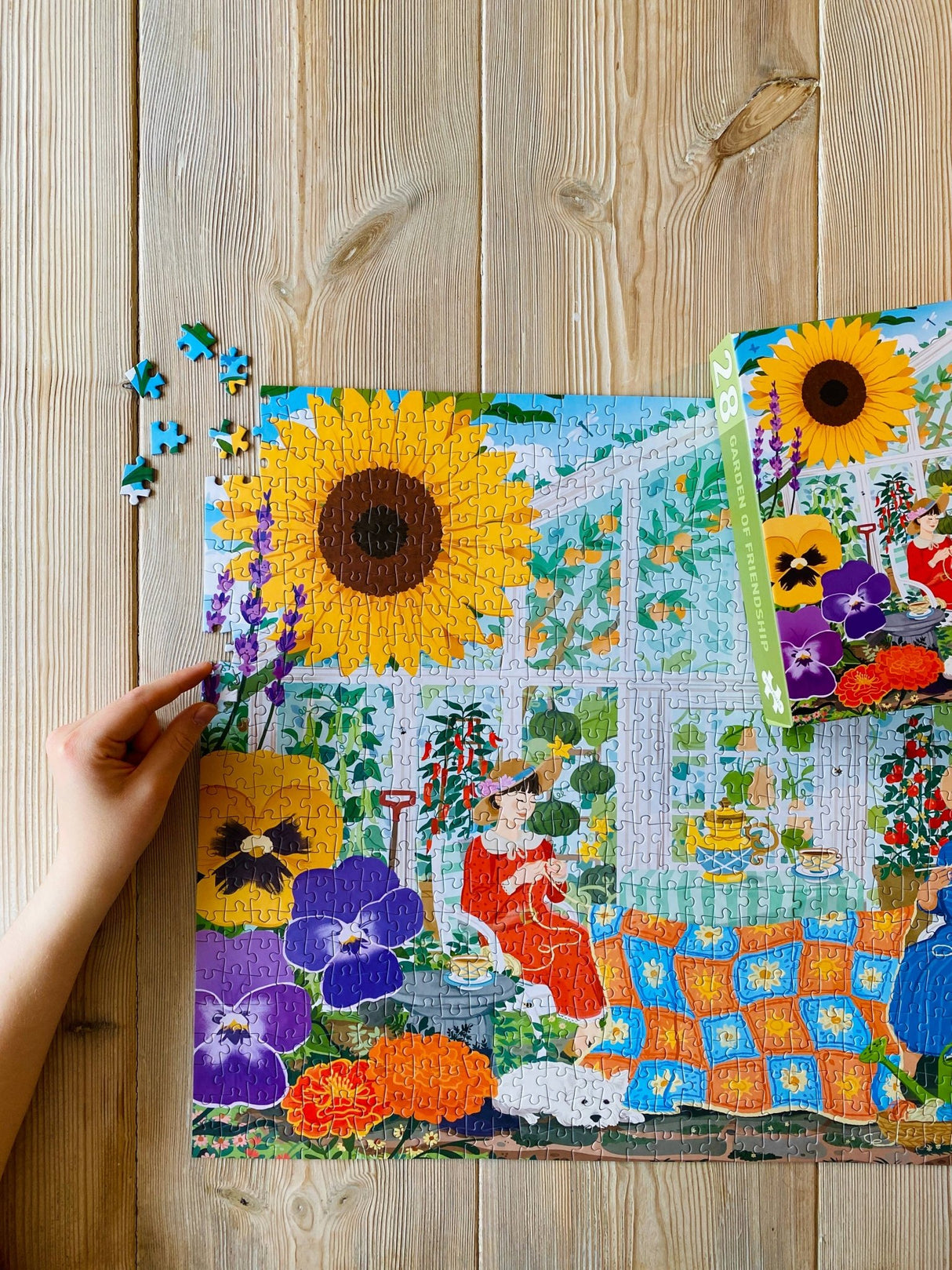Garden of Friendship 1000 Piece Jigsaw Puzzle | Penny Puzzle - Jigsaw Puzzles - The Puzzle Center