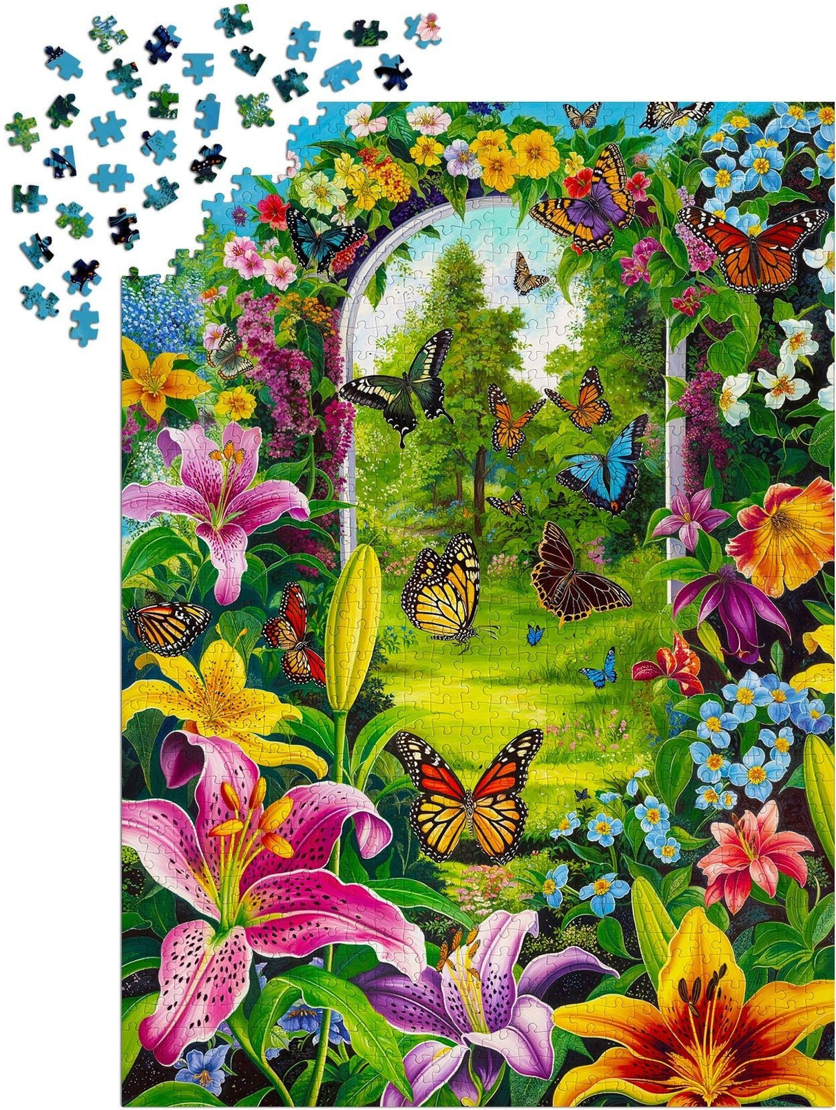 Garden Passage 1000 Piece Jigsaw Puzzle | Enjoy Puzzles - Jigsaw Puzzles - The Puzzle Center