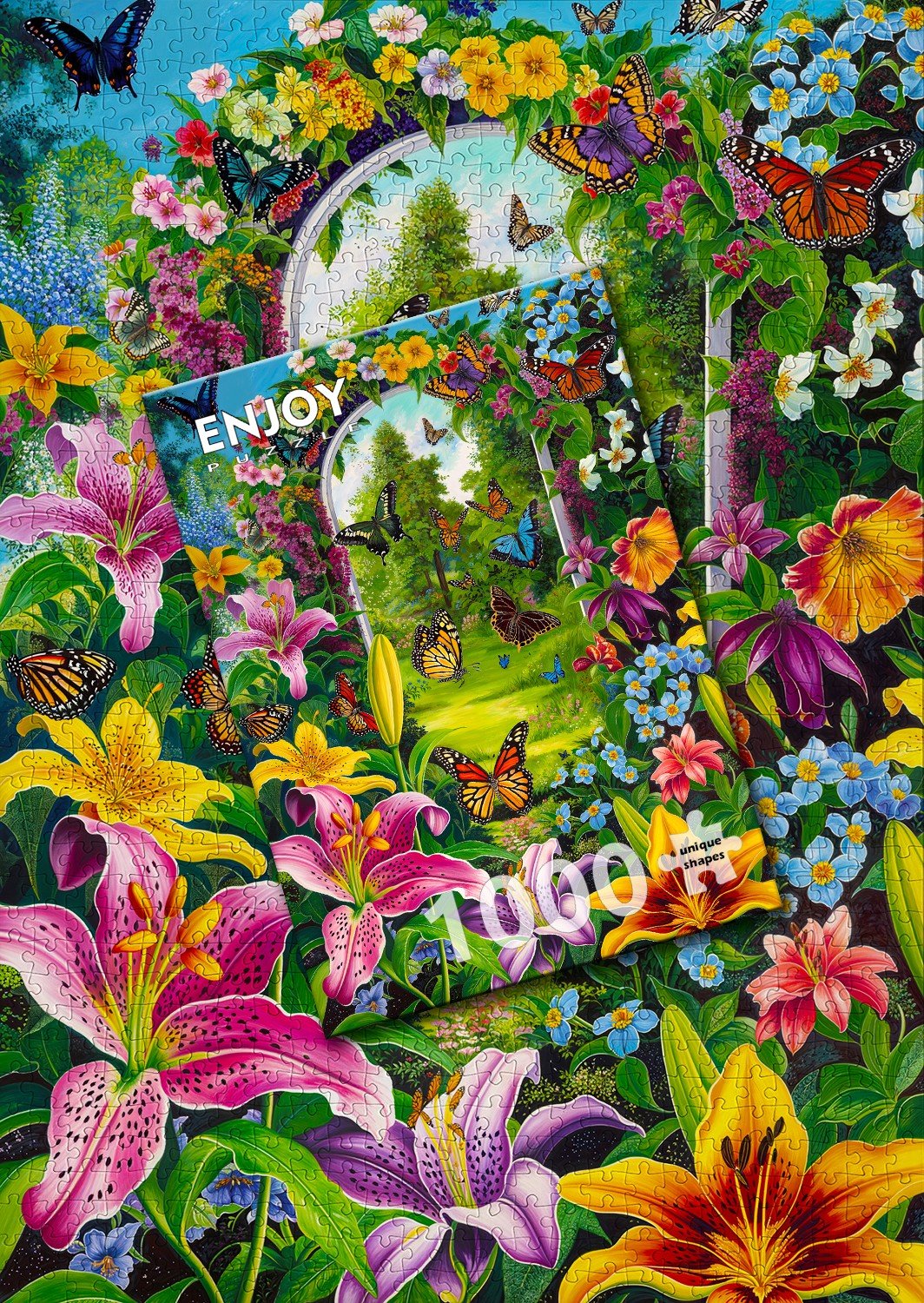 Garden Passage 1000 Piece Jigsaw Puzzle | Enjoy Puzzles - Jigsaw Puzzles - The Puzzle Center