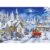 Glitter & Gold - Chapel's Winter Light 1000 Piece Jigsaw Puzzle | Masterpieces Puzzles - Jigsaw Puzzles - The Puzzle Center