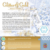 Glitter & Gold - Snowman's Shimmer 1000 Piece Jigsaw Puzzle | Masterpieces Puzzles - Jigsaw Puzzles - The Puzzle Center