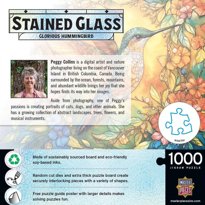 Glorius Hummingbird 1000 Piece Jigsaw Puzzle | Masterpieces - Jigsaw Puzzles - The Puzzle Center