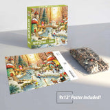 Gnomeland In Winter 500 Piece Jigsaw Puzzle | Springbok Puzzles - Jigsaw Puzzles - The Puzzle Center