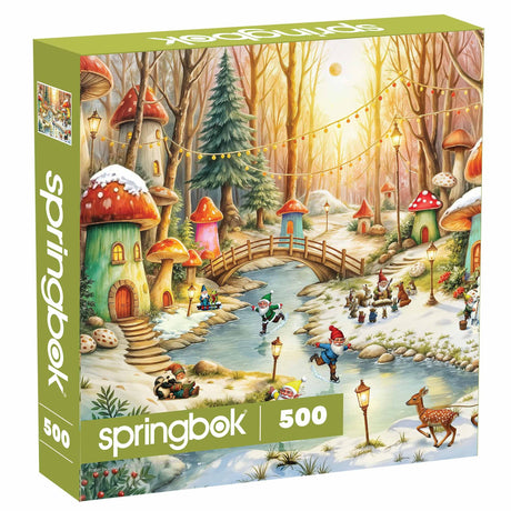 Gnomeland In Winter 500 Piece Jigsaw Puzzle | Springbok Puzzles - Jigsaw Puzzles - The Puzzle Center