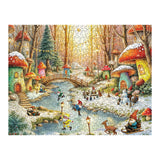Gnomeland In Winter 500 Piece Jigsaw Puzzle | Springbok Puzzles - Jigsaw Puzzles - The Puzzle Center