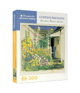 Grandma Battin's Garden 300 - Piece Jigsaw Puzzle by Pomegranate - Gustave Baumann Art - Pomegranate - Jigsaw Puzzles - The Puzzle Center - 