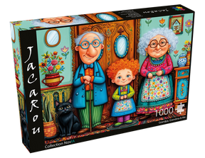 Grandpa, Grandma & Me 1000 Piece Jigsaw Puzzle | JaCaRou - Jigsaw Puzzles - The Puzzle Center