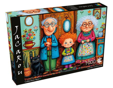 Grandpa, Grandma & Me 1000 Piece Jigsaw Puzzle | JaCaRou - Jigsaw Puzzles - The Puzzle Center