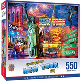 Greetings From New York City 500 Piece Jigsaw Puzzle | Masterpieces - Jigsaw Puzzles - The Puzzle Center