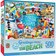 Greetings From the Beach 500 Piece Jigsaw Puzzle | Masterpieces Puzzles - Masterpieces Puzzles - Jigsaw Puzzles - The Puzzle Center