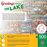 Greetings From The Lake 500 Piece Jigsaw Puzzle | Masterpieces - Jigsaw Puzzles - The Puzzle Center