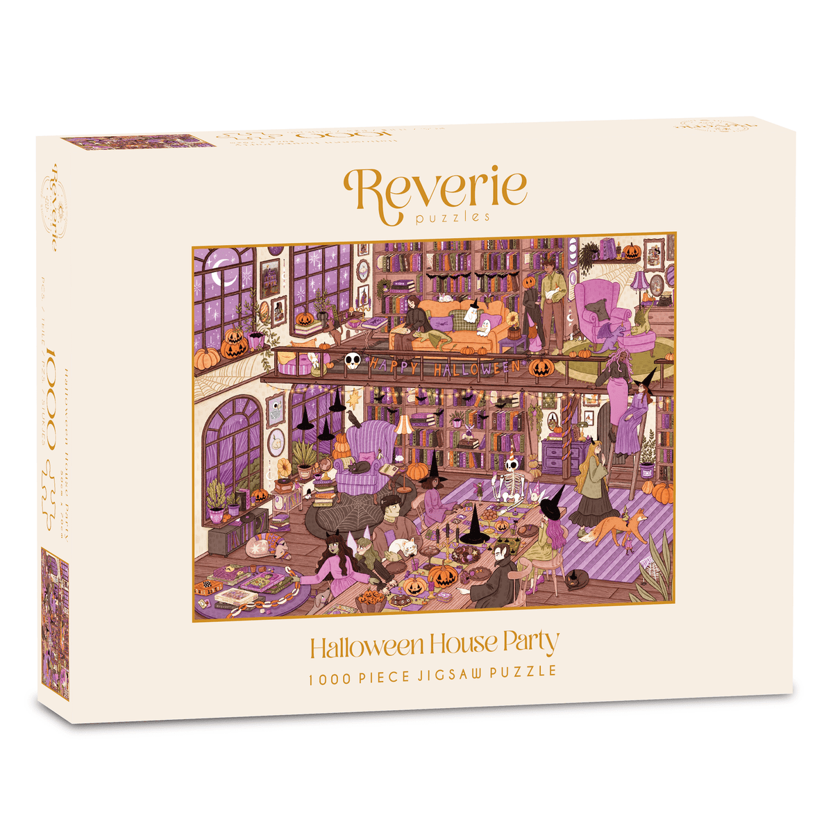 Halloween House Party 1000 Piece Jigsaw Puzzle | Reverie - Jigsaw Puzzles - The Puzzle Center