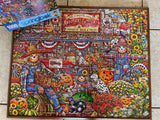 Happy Fall Y'all 1000 Piece Jigsaw Puzzle | Springbok Puzzles - Springbok Puzzles - Jigsaw Puzzles - The Puzzle Center