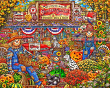 Happy Fall Y'all 1000 Piece Jigsaw Puzzle | Springbok Puzzles - Springbok Puzzles - Jigsaw Puzzles - The Puzzle Center