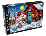 Happy Snowman Family 1000 Piece Jigsaw Puzzle | JaCaRou - Jigsaw Puzzles - The Puzzle Center
