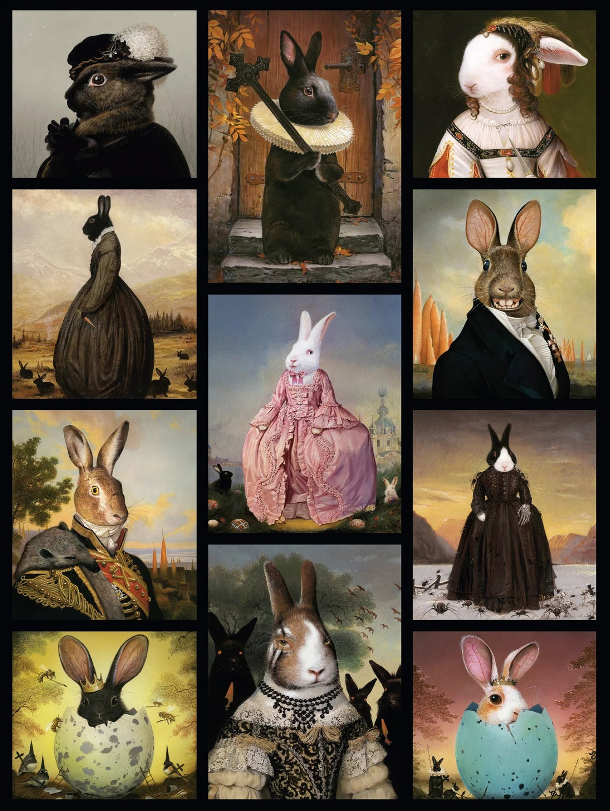 Hares to the Throne 1000 Piece Jigsaw Puzzle | New York Puzzle Company - Jigsaw Puzzles - The Puzzle Center