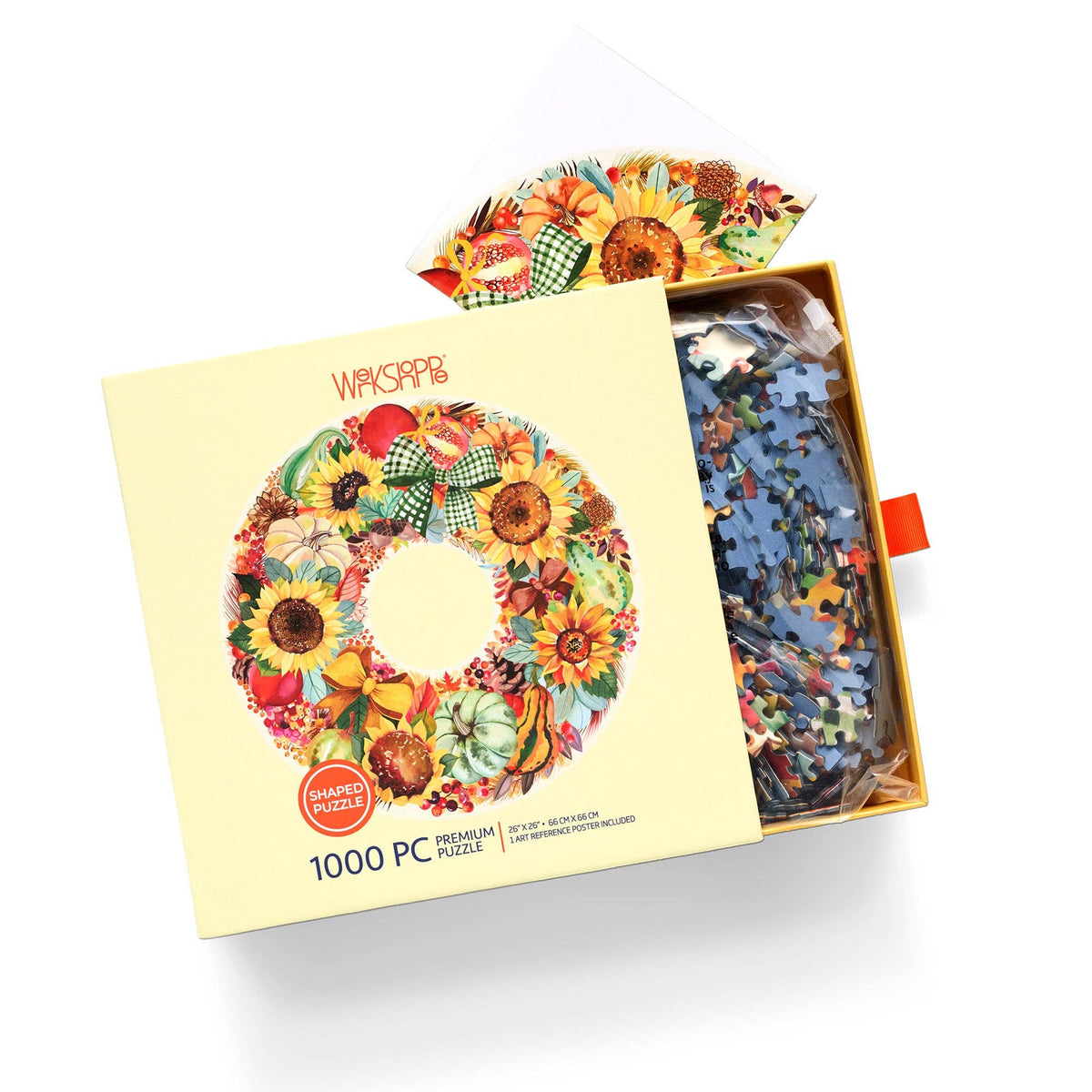 Harvest Wreath puzzle box by WerkShoppe