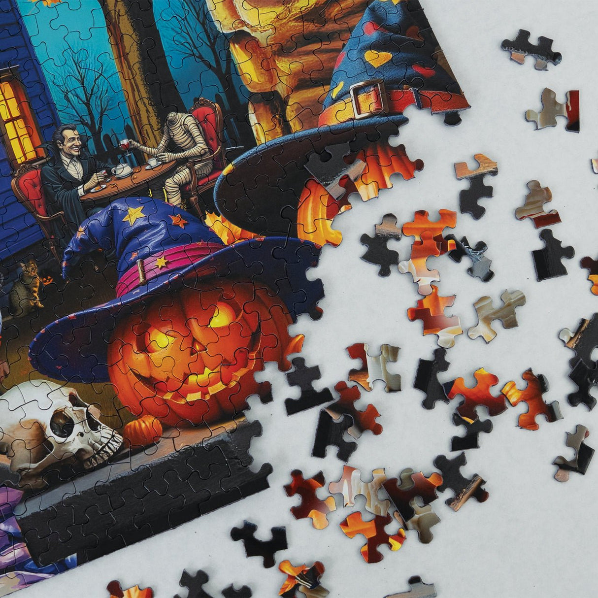 Haunted Halloween Party 1000 Piece Jigsaw Puzzle | Springbok Puzzles - Springbok Puzzles - Jigsaw Puzzles - The Puzzle Center
