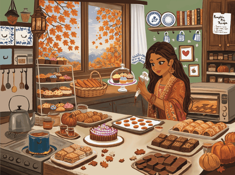 Heavenly Fall 500 Piece Jigsaw Puzzle | Laila Luxury Puzzles - Jigsaw Puzzles - The Puzzle Center