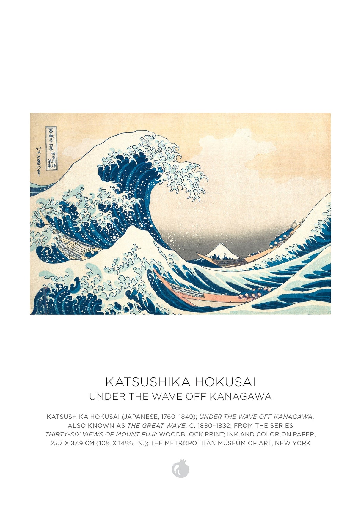 Hokusai 120 Piece Double Sided Jigsaw Puzzle Set | Pomegranate - Mini Jigsaw Puzzles - The Puzzle Center