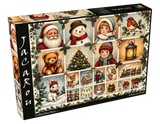 Holiday Joy Mosaic 1000 Piece Jigsaw Puzzle | JaCaRou - Jigsaw Puzzles - The Puzzle Center