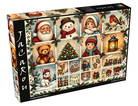 Holiday Joy Mosaic 1000 Piece Jigsaw Puzzle | JaCaRou - Jigsaw Puzzles - The Puzzle Center