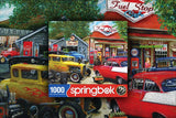 Hot Rod Cafe 1000 Piece Jigsaw Puzzle by Springbok Puzzles - Springbok Puzzles - Jigsaw Puzzles - The Puzzle Center