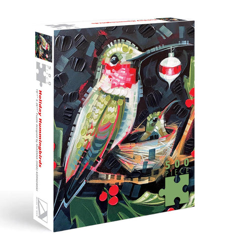 Hummingbird Nest 500 Piece Holiday Puzzle | Allport Editions - Jigsaw Puzzles - The Puzzle Center