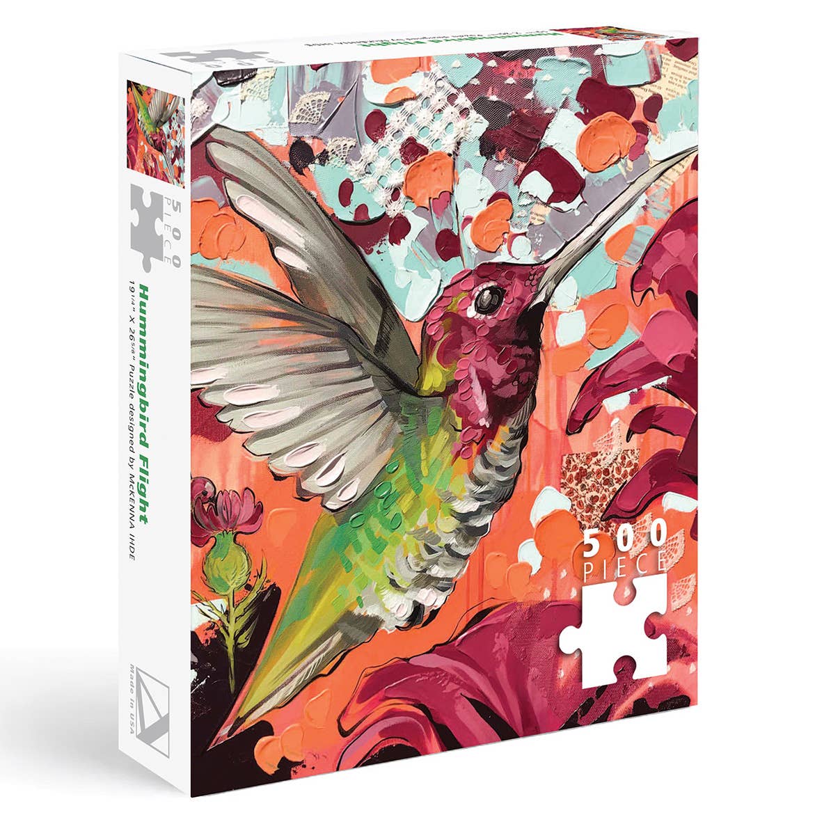 Hummingbird's Flight 500 Piece Puzzle | Allport Editions - Jigsaw Puzzles - The Puzzle Center