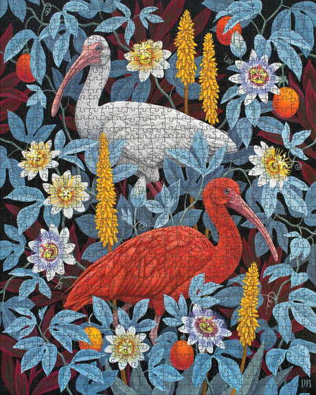 Ibises 1000 Piece Jigsaw Puzzle | Pomegranate - Jigsaw Puzzles - The Puzzle Center