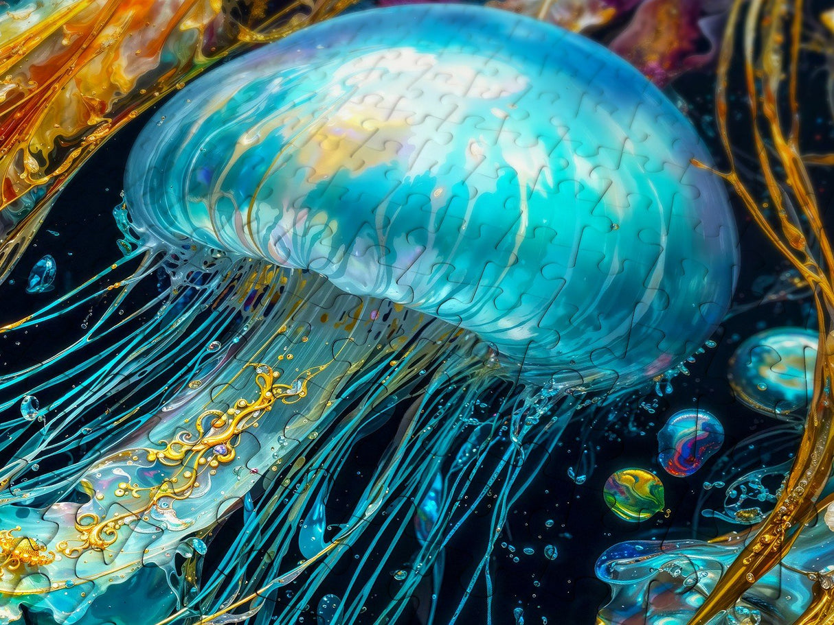 Jellyfish Glow 1000 Piece Jigsaw Puzzle | Enjoy Puzzles - Jigsaw Puzzles - The Puzzle Center