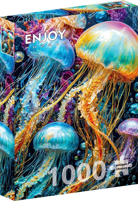 Jellyfish Glow 1000 Piece Jigsaw Puzzle | Enjoy Puzzles - Jigsaw Puzzles - The Puzzle Center
