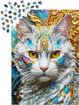 Jeweled Cat 1000 Piece Jigsaw Puzzle | Enjoy Puzzles - Jigsaw Puzzles - The Puzzle Center