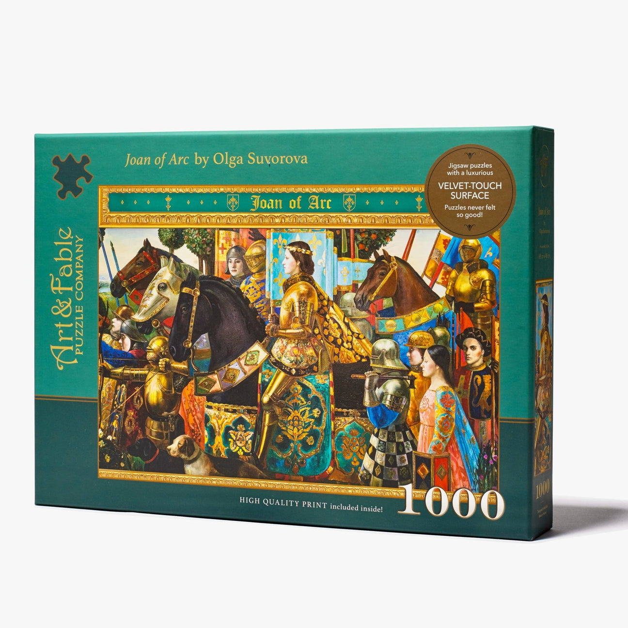 Joan of Ar 1000 Piece Jigsaw Puzzle | Art & Fable - Jigsaw Puzzle - The Puzzle Center