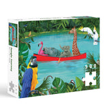 Jungle Canoe Cruise 500 Piece Puzzle | Allport Editions - Jigsaw Puzzles - The Puzzle Center