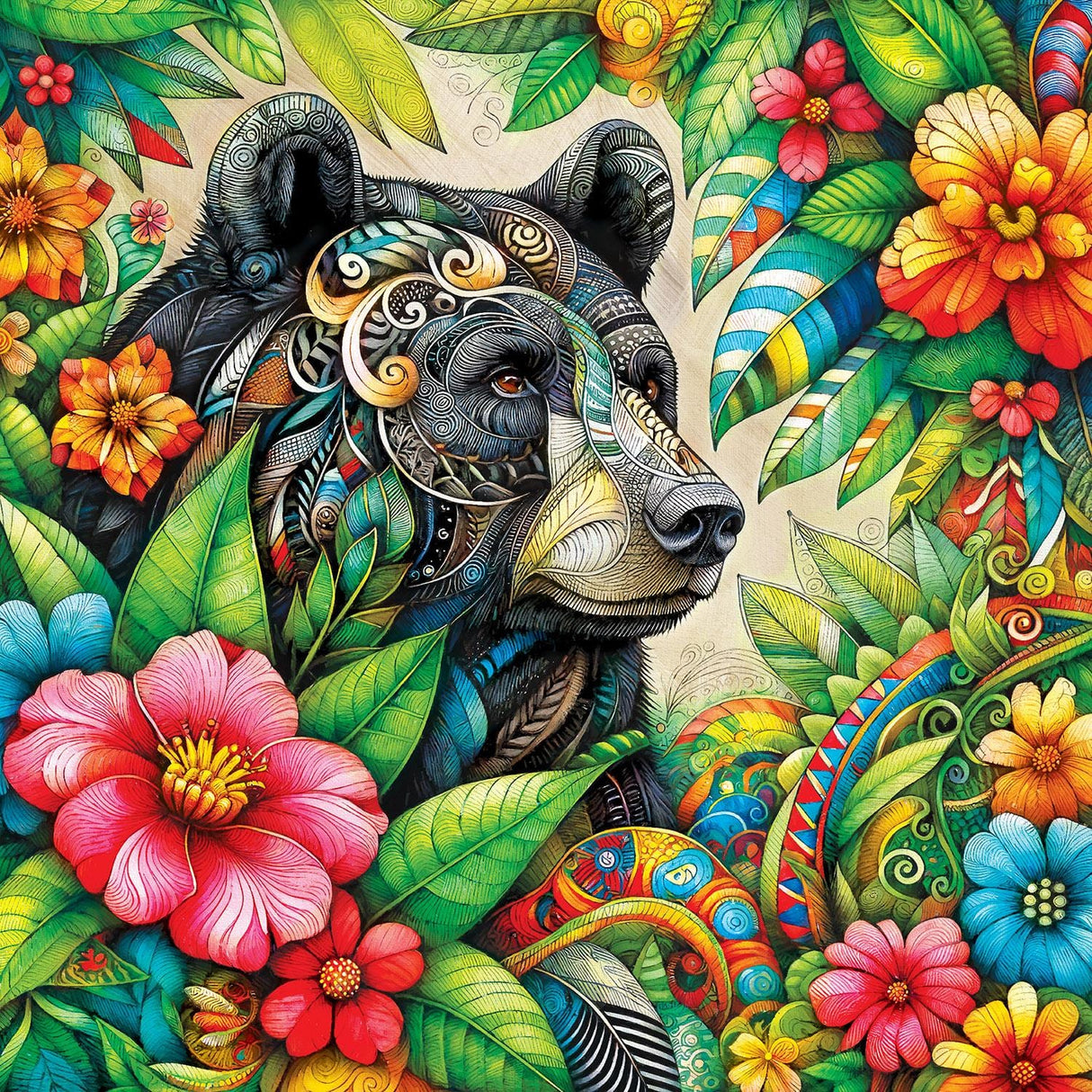 Kaleidoscope Forest Master 300 Piece EZ Grip Jigsaw Puzzle | Masterpieces - Jigsaw Puzzles - The Puzzle Center