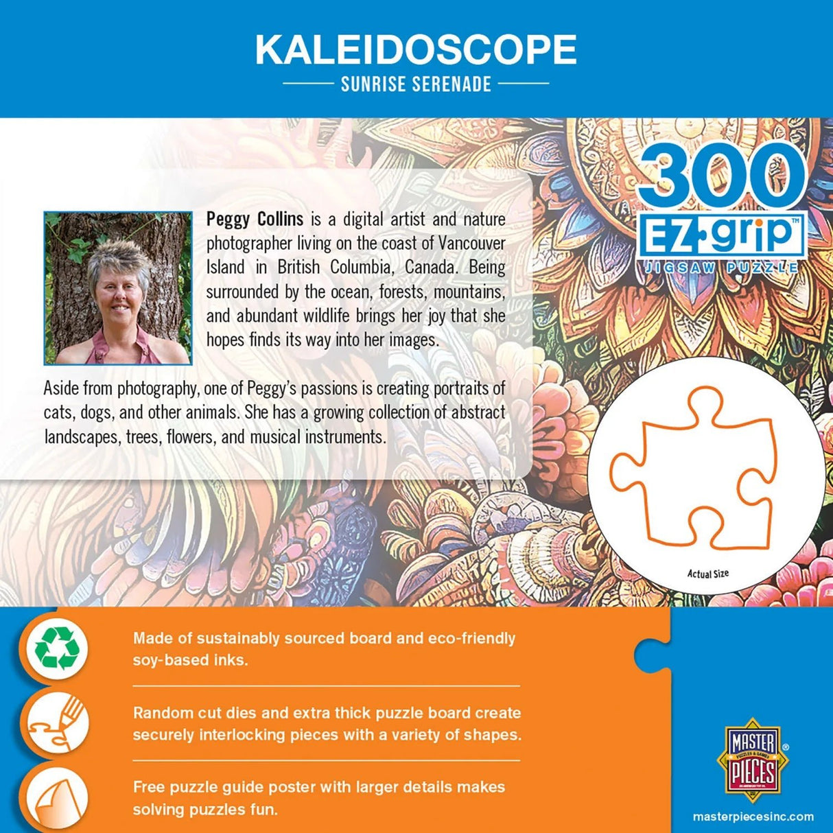 Kaleidoscope Sunrise Serenade 300 Piece EZ Grip Jigsaw Puzzle | Masterpieces - Jigsaw Puzzles - The Puzzle Center